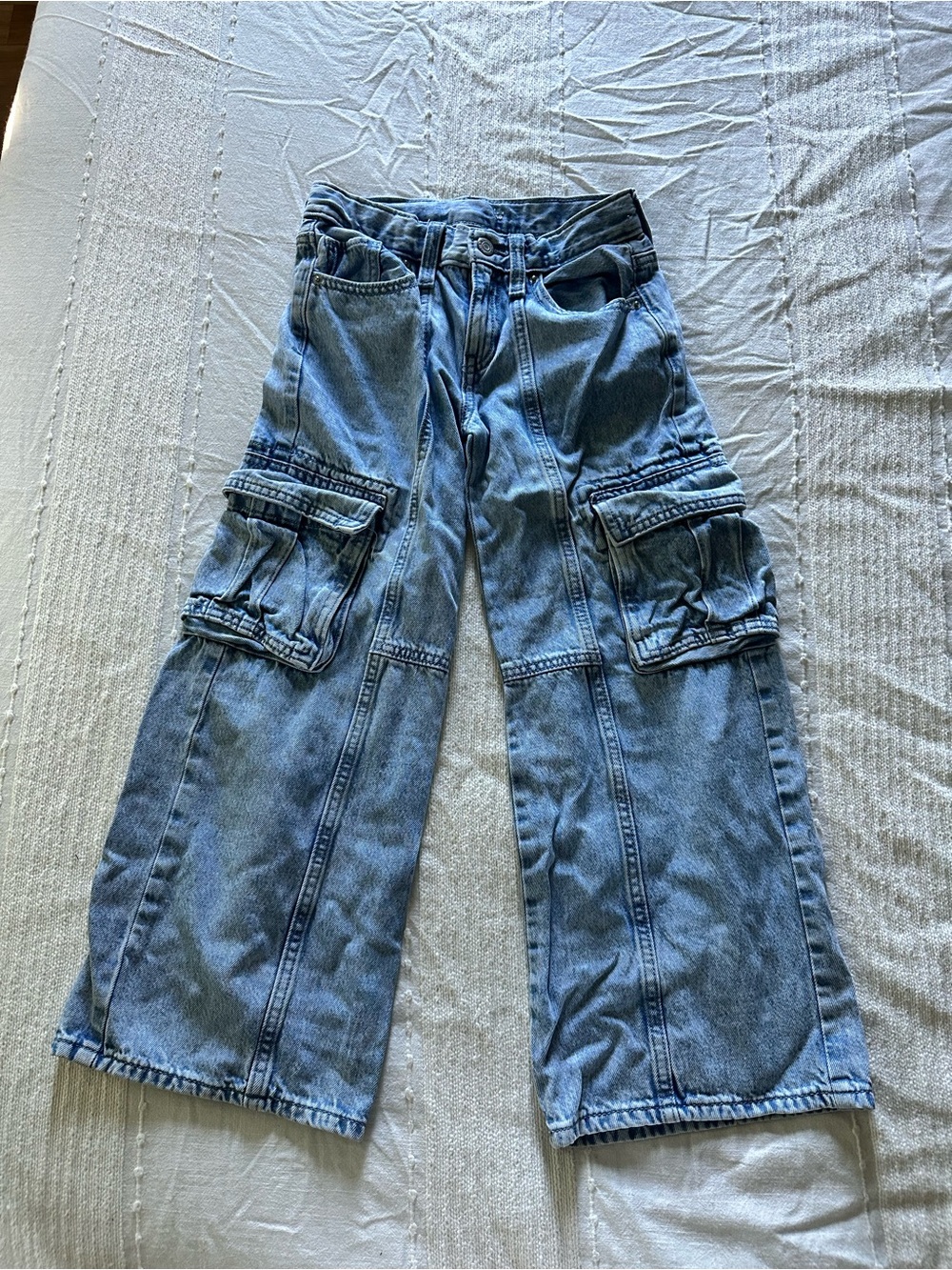 Old Navy Light Blue High-Rise Denim Pants